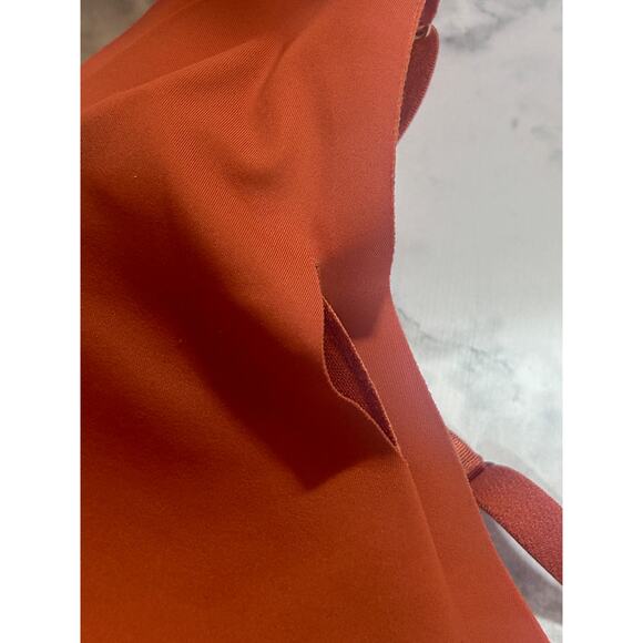 Danskin Intimates Bra 36C Padded Scalloped Edges Burnt Orange Adjustable Straps - Picture 7 of 7